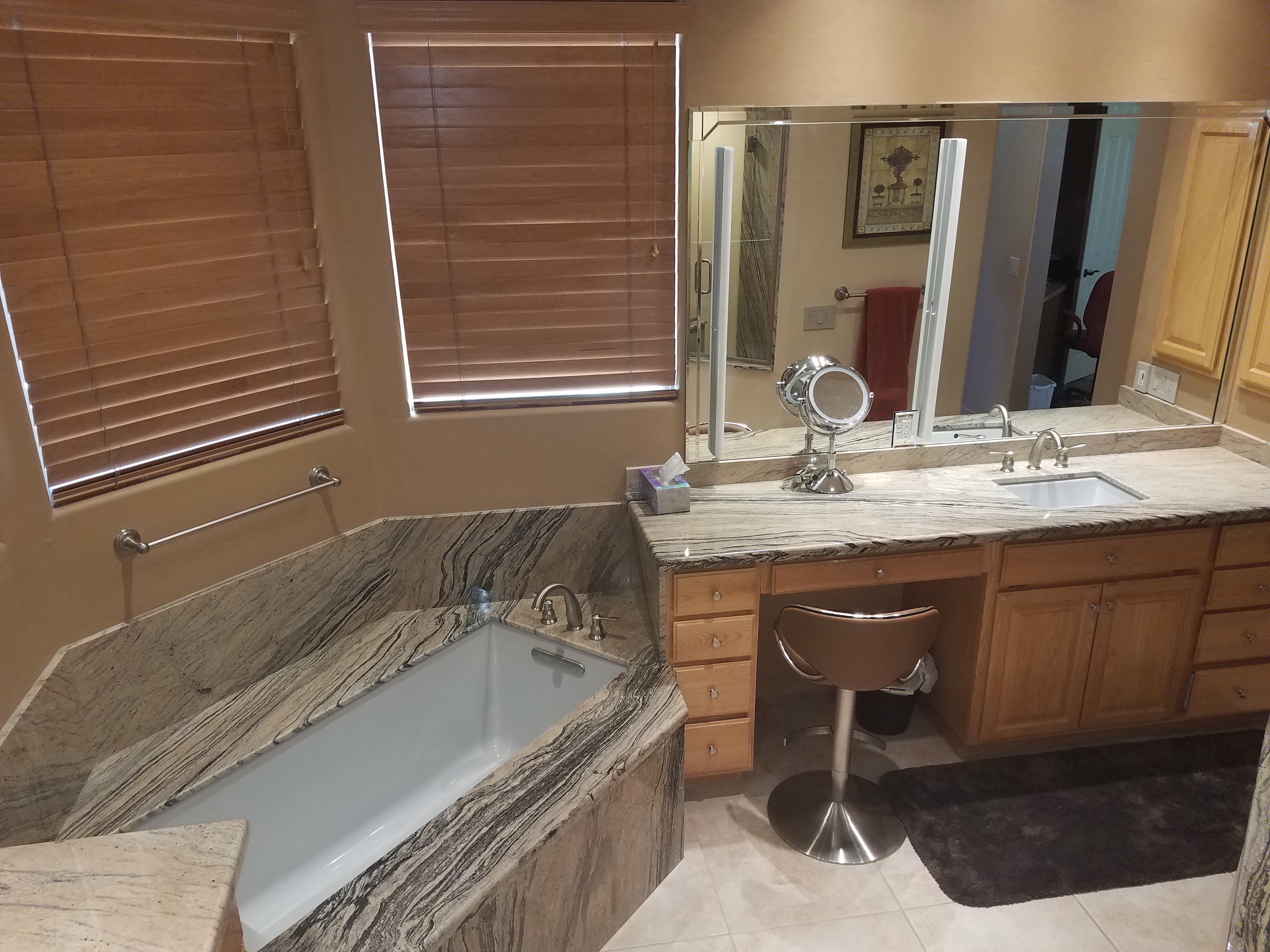 Bathroom upgrades and amenities