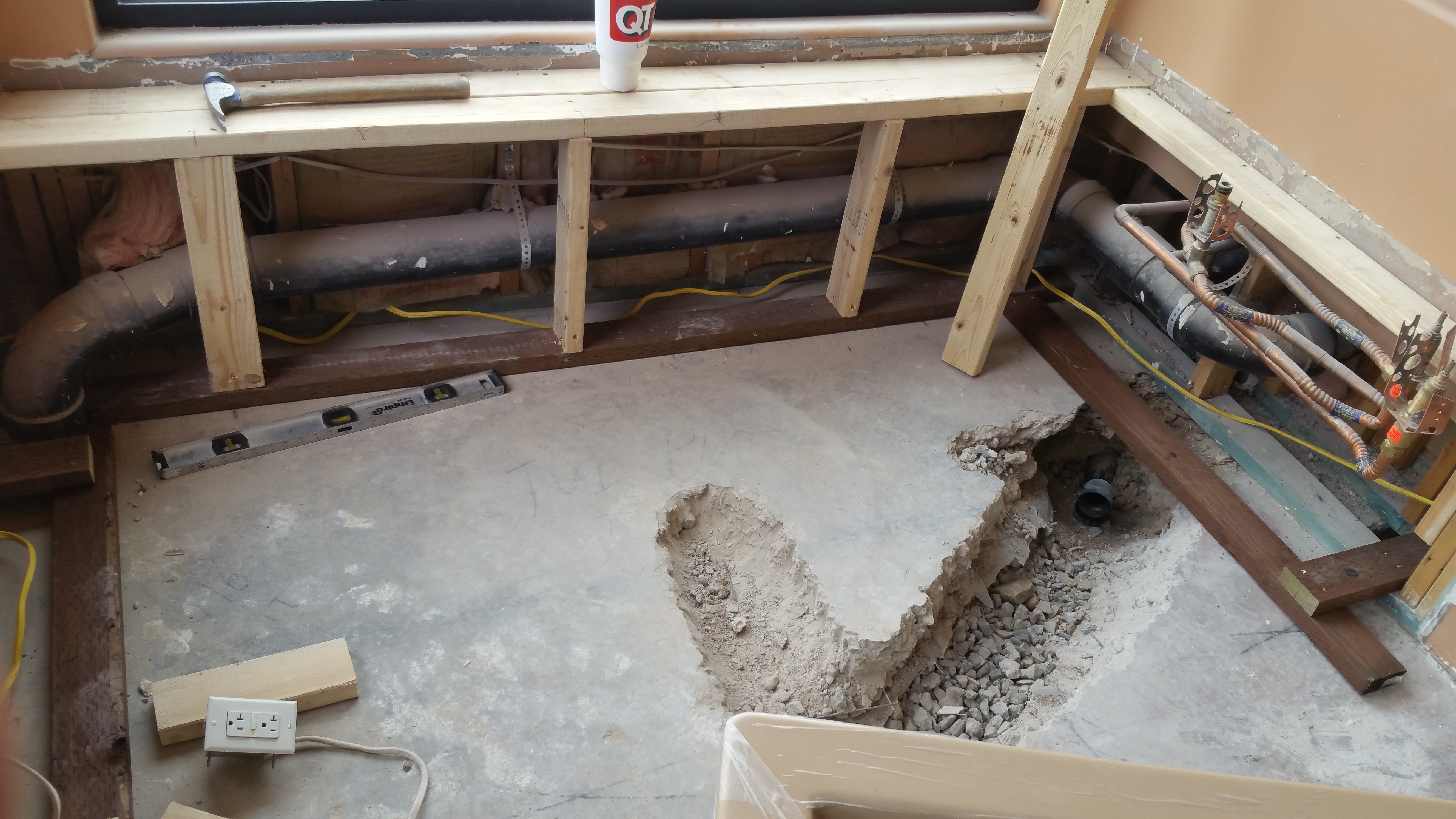 Bathroom installation and waterproofing