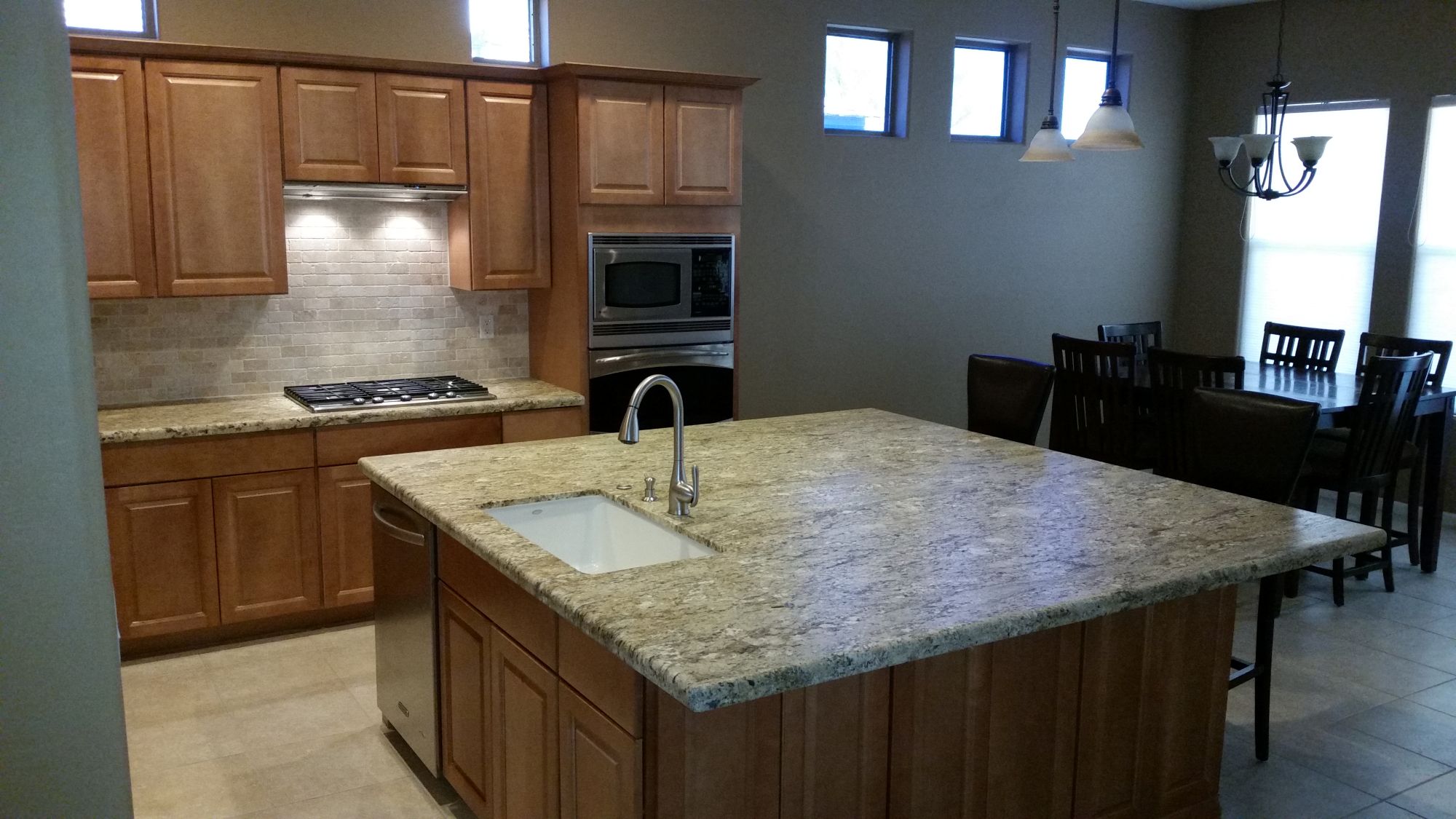 Kitchen island planning blueprint